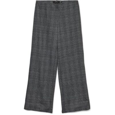 10322357-4792091 VERO MODA Vmberlin My Mw Wide Print Pant Noos, ciemnoszary melanż, XS / 32L 10322357-4792091 VERO MODA Vmberlin My Mw Wide Print Pant Noos, ciemnoszary melanż, XS / 32L