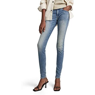 D05281-8968-9114 G-STAR RAW Damskie dżinsy Midge Zip Mid Waist Skinny D05281-8968-9114 G-STAR RAW Damskie dżinsy Midge Zip Mid Waist Skinny