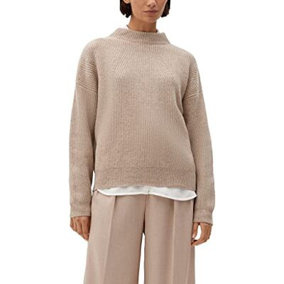 2118295 s.Oliver BLACK LABEL Women's sweter z dzianiny, brązowy, L 2118295 s.Oliver BLACK LABEL Women's sweter z dzianiny, brązowy, L