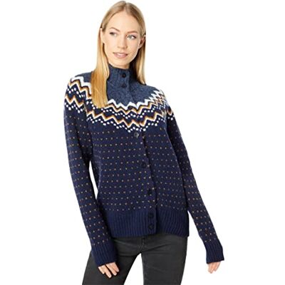 F84148 FJÄLLRÄVEN Damski sweter Övik, Ciemnogranatowy, M F84148 FJÄLLRÄVEN Damski sweter Övik, Ciemnogranatowy, M