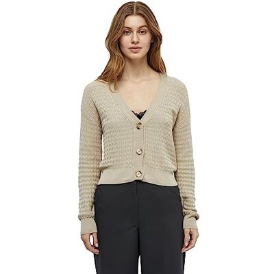 PC7093 Peppercorn Damski kardigan z długim rękawem Ona z dekoltem w serek, 2105 Pióro szare, L PC7093 Peppercorn Damski kardigan z długim rękawem Ona z dekoltem w serek, 2105 Pióro szare, L