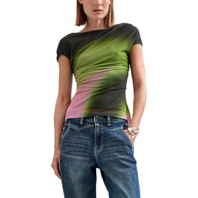 26WWTK20 Desigual TS_krakow koszulka damska, Czarny (Black), XS 26WWTK20 Desigual TS_krakow koszulka damska, Czarny (Black), XS