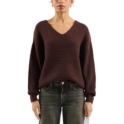 2174514 QS Sweter z dekoltem w serek, 49W0, XXL 2174514 QS Sweter z dekoltem w serek, 49W0, XXL