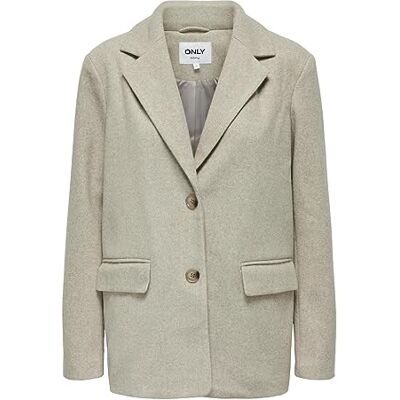 15288325 ONLY Damski Onlwembley L/S OVS TLR NOOS Blazer, Weathered Teak/Detail:Melange, 38, Weathered Teak/Detail:melange, 38 15288325 ONLY Damski Onlwembley L/S OVS TLR NOOS Blazer, Weathered Teak/Detail:Melange, 38, Weathered Teak/Detail:melange, 38