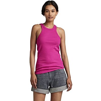 D22768-D289-D609 G-STAR RAW Women's Italian Army Ultra Slim Tank top, różowy (fuksja red D289-D609), M, różowy (Fukssia Red D289-d609), M D22768-D289-D609 G-STAR RAW Women's Italian Army Ultra Slim Tank top, różowy (fuksja red D289-D609), M, różowy (Fukssia Red D289-d609), M