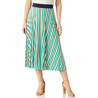1035238 TOM TAILOR Damski spódnica midi , 31120 Multicolor Vertical Stripe, 36 1035238 TOM TAILOR Damski spódnica midi , 31120 Multicolor Vertical Stripe, 36