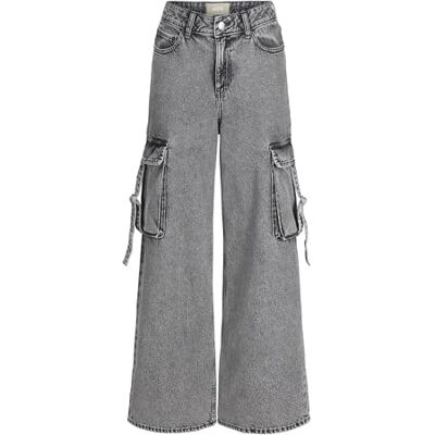 12267831 JXTOKYO Wide Cargo MW Jeans DNM, szary denim, 27W / 32L 12267831 JXTOKYO Wide Cargo MW Jeans DNM, szary denim, 27W / 32L