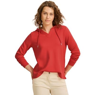 B322775 Cecil Damska bluza z kapturem, juicy orange, L B322775 Cecil Damska bluza z kapturem, juicy orange, L