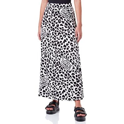W G F11 00 S 3841 Love Moschino Koszulka z nadrukiem zwierzęcym Lopng z nadrukiem zwierzęcym Allover Kobiety, Beżowy Czarny, 38 W G F11 00 S 3841 Love Moschino Koszulka z nadrukiem zwierzęcym Lopng z nadrukiem zwierzęcym Allover Kobiety, Beżowy Czarny, 38