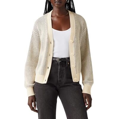 A8728 Levi's Snowflake Cardigan Butter Cream Stripe S, Masło Cream Stripe, L A8728 Levi's Snowflake Cardigan Butter Cream Stripe S, Masło Cream Stripe, L