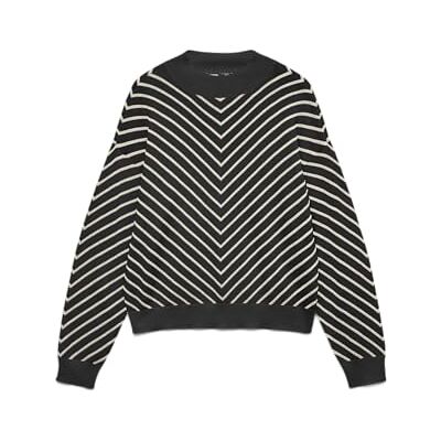 10331893-4900852 VERO MODA Vmcapricorn Ls Highneck sweter Bf, czarny, L 10331893-4900852 VERO MODA Vmcapricorn Ls Highneck sweter Bf, czarny, L
