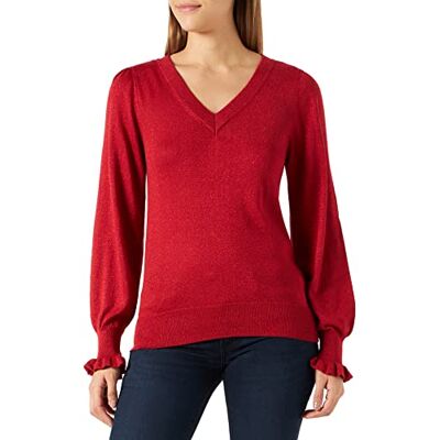 THNU82 Naf Naf Damski sweter Mstud, Rouge Studio, XS THNU82 Naf Naf Damski sweter Mstud, Rouge Studio, XS
