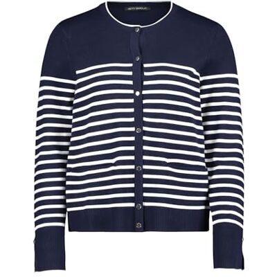5227/1036 Betty Braclay damska kurtka z dzianiny, Patch Dark Blue/Cream, 40 5227/1036 Betty Braclay damska kurtka z dzianiny, Patch Dark Blue/Cream, 40