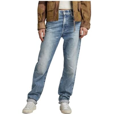 D21078-B767-C275 G-STAR RAW Virjinya Slim Jeans Dżins Spodnie Damskie Odzież Damska Kobiety, Niebieski (Sun Faded Ice Fog Destroyed ), 30W / 34L D21078-B767-C275 G-STAR RAW Virjinya Slim Jeans Dżins Spodnie Damskie Odzież Damska Kobiety, Niebieski (Sun Faded Ice Fog Destroyed ), 30W / 34L