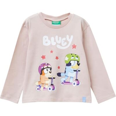 3I1XG10KI United Colors of Benetton Koszulka M/L, Różowy, 1 anno 3I1XG10KI United Colors of Benetton Koszulka M/L, Różowy, 1 anno