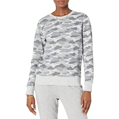 WAE50014FL18-Gcm-2XL Amazon Essentials Bluza z Kapturem z Polaru (Dostępna w Dużych Rozmiarach) Kobiety, Jasnoszary kamuflaż, XXL WAE50014FL18-Gcm-2XL Amazon Essentials Bluza z Kapturem z Polaru (Dostępna w Dużych Rozmiarach) Kobiety, Jasnoszary kamuflaż, XXL