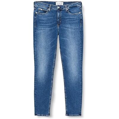 J20J221581 Calvin Klein Jeans Spodnie damskie, Denim (ciemny dżins), 28W / 32L J20J221581 Calvin Klein Jeans Spodnie damskie, Denim (ciemny dżins), 28W / 32L