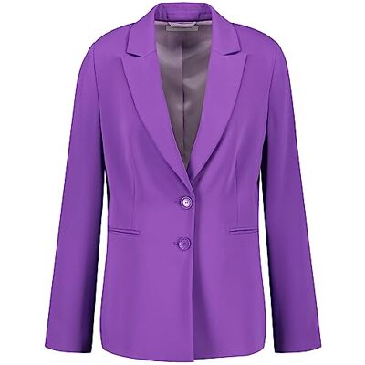 230001 Gerry Weber Damska marynarka z długim rękawem, z długim rękawem, z długim rękawem, z podszewką, jednokolorowa, liliowy, 40 230001 Gerry Weber Damska marynarka z długim rękawem, z długim rękawem, z długim rękawem, z podszewką, jednokolorowa, liliowy, 40