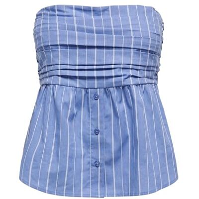 15318879-4477806 Onlesie Life Bandeau Top Ptm, Blue Bonnet, L 15318879-4477806 Onlesie Life Bandeau Top Ptm, Blue Bonnet, L