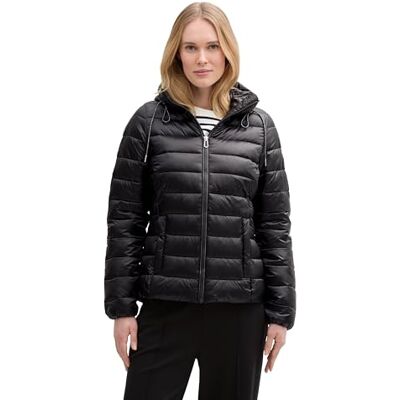 1044400 TOM TAILOR Damska kurtka pikowana, lekka, z funkcją hydrofobową, 14482 – Deep Black, M 1044400 TOM TAILOR Damska kurtka pikowana, lekka, z funkcją hydrofobową, 14482 – Deep Black, M