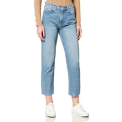IW6210018020 IPEKYOL Damskie spodnie Ankle Length High Rise Straight Fit Pants Jeans, indygo, 40 PL IW6210018020 IPEKYOL Damskie spodnie Ankle Length High Rise Straight Fit Pants Jeans, indygo, 40 PL