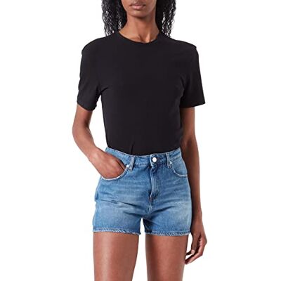 W O 104 05 T 9860 Love Moschino Damskie szorty casualowe, średni niebieski denim, rozmiar 40, niebieski (medium blue denim), 40 W O 104 05 T 9860 Love Moschino Damskie szorty casualowe, średni niebieski denim, rozmiar 40, niebieski (medium blue denim), 40