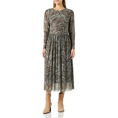26031 SOYACONCEPT Women's SC-Alda 28 Damska sukienka Dress, zielony mech Kombi, X-Small, zielony mech kombi, XS 26031 SOYACONCEPT Women's SC-Alda 28 Damska sukienka Dress, zielony mech Kombi, X-Small, zielony mech kombi, XS