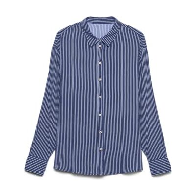 10341535-4933128 Vmalice Ls Shirt WVN Ga Noos, Marlin, M 10341535-4933128 Vmalice Ls Shirt WVN Ga Noos, Marlin, M