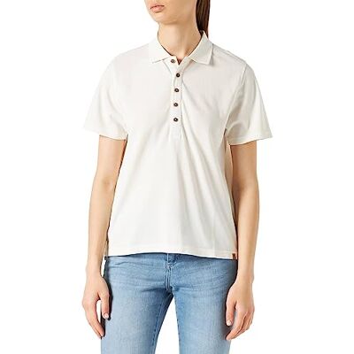 309661/7T15 Camel Active Womenswear Damska koszulka polo, Broken White, S 309661/7T15 Camel Active Womenswear Damska koszulka polo, Broken White, S