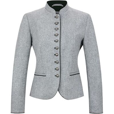 Leandrine Heimatgwand Kurtka ludowa , jasnoszary, 42 Leandrine Heimatgwand Kurtka ludowa , jasnoszary, 42