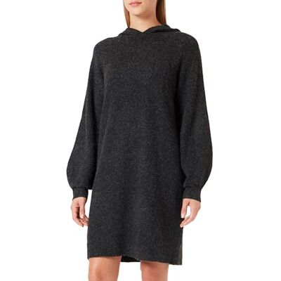 10290800 Bestseller A/S Damska bluza VMDOFFY LS Short Dress GA Boo sukienka czarna/szczegóły: melanż, S, Black/Detail:melange, S 10290800 Bestseller A/S Damska bluza VMDOFFY LS Short Dress GA Boo sukienka czarna/szczegóły: melanż, S, Black/Detail:melange, S