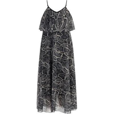 19227017-NE01 nelice Damska sukienka maxi z nadrukiem węża , beżowy wąż, XL, Sukienka maxi z nadrukiem węża, XL 19227017-NE01 nelice Damska sukienka maxi z nadrukiem węża , beżowy wąż, XL, Sukienka maxi z nadrukiem węża, XL