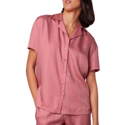 10218320 Triumph Women's Silky Sensuality J Shirt 01 piżama top, brzoskwiniowy kwiat, 44 (DE), Peach blossom, 44 10218320 Triumph Women's Silky Sensuality J Shirt 01 piżama top, brzoskwiniowy kwiat, 44 (DE), Peach blossom, 44