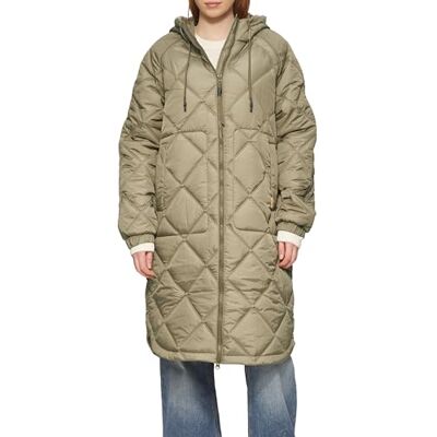 2155170 QS Płaszcz z wytłoczonym wzorem i kapturem, 7854, S 2155170 QS Płaszcz z wytłoczonym wzorem i kapturem, 7854, S