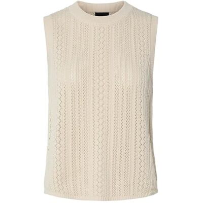 17158719-4790681 Pcnuka Sl O-Neck Knit Noos Bc, brzoza, M 17158719-4790681 Pcnuka Sl O-Neck Knit Noos Bc, brzoza, M