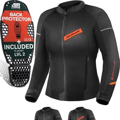 SHIMA X-MESH Damska kurtka motocyklowa z atestem AIRFORCE Kurtka ochronna Pancerz Kurtki Wentylacja Tekstylia Odzież Lato Touring Motocykle Przygoda Sprzęt siatkowy (Kobiety, Czerwony, L) SHIMA X-MESH Damska kurtka motocyklowa z atestem AIRFORCE Kurtka ochronna Pancerz Kurtki Wentylacja Tekstylia Odzież Lato Touring Motocykle Przygoda Sprzęt siatkowy (Kobiety, Czerwony, L)