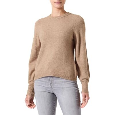 15306921 ONLY Onlsilly Ls O-Neck Bf KNT sweter damski, Otter/Detail:w Melange, XL 15306921 ONLY Onlsilly Ls O-Neck Bf KNT sweter damski, Otter/Detail:w Melange, XL