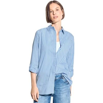 B344681 CECIL Długa bluzka w paski, Soft Light Blue, XXL B344681 CECIL Długa bluzka w paski, Soft Light Blue, XXL