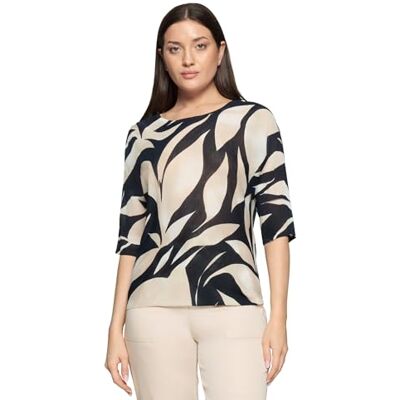 5995/3899 Betty & Co sweter, ciemnoniebieski/kremowy, 44 damskie 5995/3899 Betty & Co sweter, ciemnoniebieski/kremowy, 44 damskie
