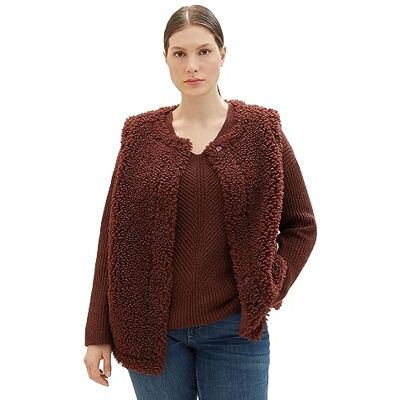 1038839 TOM TAILOR Bluza damska plus size, 30337 Raisin 1038839 TOM TAILOR Bluza damska plus size, 30337 Raisin