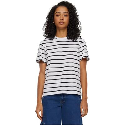TB6059 Urban Classics Damska koszulka damska w paski Boxy Tee Black/White XL, czarny/bia?y, XL TB6059 Urban Classics Damska koszulka damska w paski Boxy Tee Black/White XL, czarny/bia?y, XL
