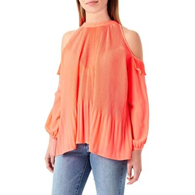 W20ST61F8G True Religion Pleeted Off Shoulder Top Lime bluzka damska, żółty (limonka 3204), L W20ST61F8G True Religion Pleeted Off Shoulder Top Lime bluzka damska, żółty (limonka 3204), L