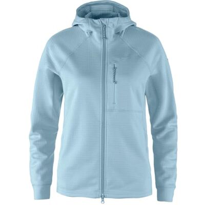 F14600184 Fjällräven Damska bluza z kapturem Abisko Grid Fleece W, Breeze Blue, XL, Breeze Blue, XL F14600184 Fjällräven Damska bluza z kapturem Abisko Grid Fleece W, Breeze Blue, XL, Breeze Blue, XL
