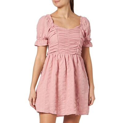 19323127-CA02 caneva Damska sukienka mini off-Shoulder , różowa, S, Rosa, S 19323127-CA02 caneva Damska sukienka mini off-Shoulder , różowa, S, Rosa, S