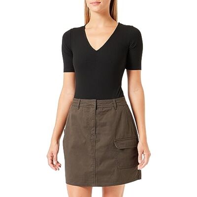 10292982 Bestseller A/S VMJOSIE HR mini spódnica cargo, Peat, XS 10292982 Bestseller A/S VMJOSIE HR mini spódnica cargo, Peat, XS