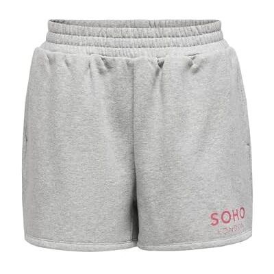 15347040-4739624 ONLY Onlcora Print Shorts damskie Ub SWT, jasnoszary melanżowy, XS 15347040-4739624 ONLY Onlcora Print Shorts damskie Ub SWT, jasnoszary melanżowy, XS