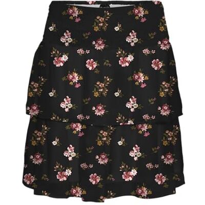 10307967-4796073 VERO MODA Vmsmilla Hw Smock Short Skirt WVN Ga, czarny, XS 10307967-4796073 VERO MODA Vmsmilla Hw Smock Short Skirt WVN Ga, czarny, XS