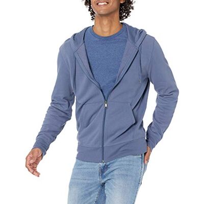 AE19017540-INDBL-X-Small Amazon Essentials Men's Lekka bluza z kapturem i zamkiem błyskawicznym French Terry, Indygo, XS AE19017540-INDBL-X-Small Amazon Essentials Men's Lekka bluza z kapturem i zamkiem błyskawicznym French Terry, Indygo, XS