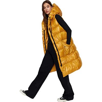 TCTAW24YL00008 Trendyol Damska prosta kamizelka hidżab, Tobacco, S TCTAW24YL00008 Trendyol Damska prosta kamizelka hidżab, Tobacco, S