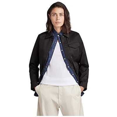 D22560 G-STAR RAW Rovic Field Overshirt Wmn kurtka damska, Czarny (Dk Black -C103-6484), XXL D22560 G-STAR RAW Rovic Field Overshirt Wmn kurtka damska, Czarny (Dk Black -C103-6484), XXL